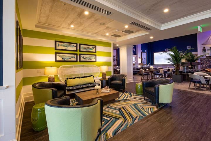 Lobby sitting area